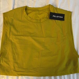 Peloton Women's basketball mesh crew neck muscle tank Top